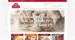 Desktop Screenshot of banette.fr